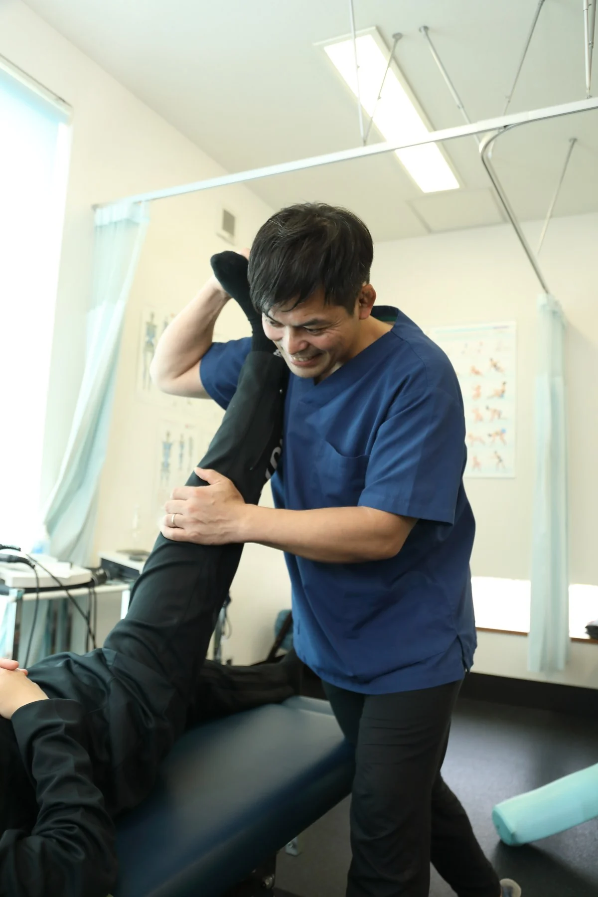 腰痛予防に向けたストレッチと動作確認